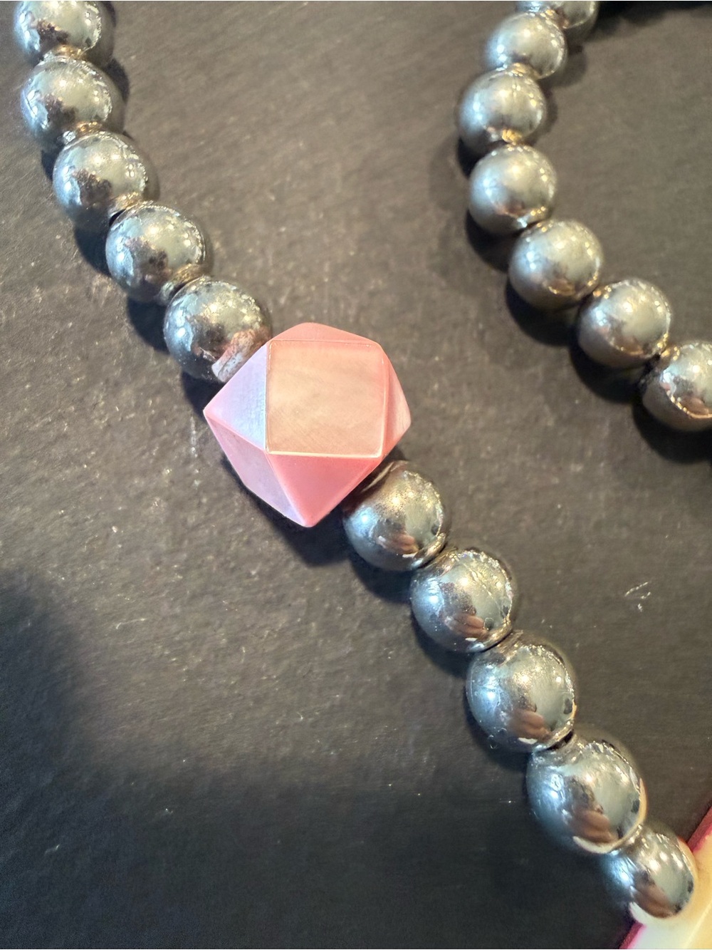 1980s Sterling Beaded Lee Sanda Inspired Abstract Necklace and Bracelet - Picture 9 of 15